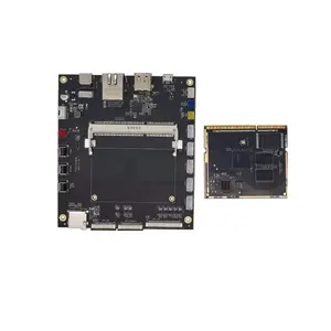 لوحة Rockchip RV1126 Gold Finger Core رباعية النواة ARM Cortex A7 32 بت متكاملة NEON & FPUtes 1G DDR3 8G eMMG لوحة تطوير