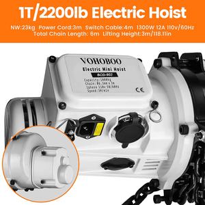 <span class=keywords><strong>Ce</strong></span> được phê duyệt Trung Quốc chuỗi điện khối 250kg 500kg 1000kg 1 t 1 tấn Single phase <span class=keywords><strong>Chain</strong></span> hoist Electric - Product Image 2