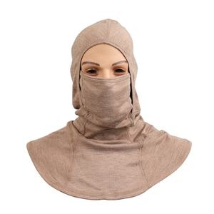 Capuche de protection ignifuge en aramide à double couche isolée haute température, accessoire pour équipement de lutte contre les incendies forestiers - Product Image 1