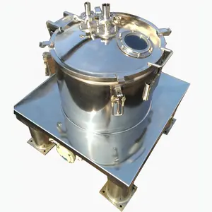 Biyokütle, kimyasal toz için yassı paslanmaz çelik plaka filtre santrifüj akış ayırıcı makinesi
