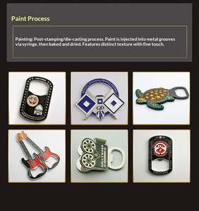 Ouvre-bouteille portable en métal personnalisé, autocollant pour réfrigérateur, vente en gros personnalisée - Product Image 6