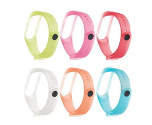 Nuovo cinturino in Silicone di ricambio colorato per Xiaomi 8 3 <span class=keywords><strong>4</strong></span> NFC accessori <span class=keywords><strong>Smart</strong></span> Clear Mi <span class=keywords><strong>Band</strong></span> 5 6 TPU cinturino orologio - Product Image 2