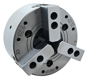 Mandril de 3 mordazas de acero con orificio pasante grande para máquina herramienta - Product Image 5
