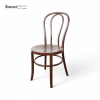 Chaises de salle à manger Thonet pour la location d'événements de mariage, chaise Thonet empilable en plastique avec protection UV pour restaurant