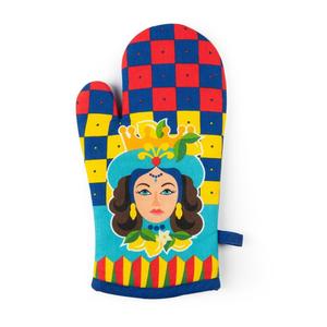 Gant de four Excelsa Sicilian Rhapsody en coton 32x18 cm multicolore - Product Image 1