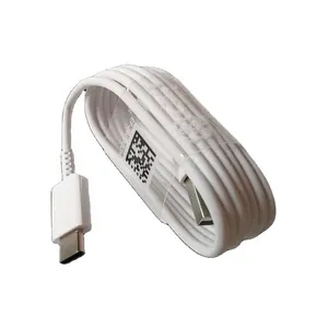 100% Original 1,2 M tipo C usb cable de datos de cable de carga rápida de para Samsung Galaxy S8 s9 S10 Nota 7 8 cable de cargador