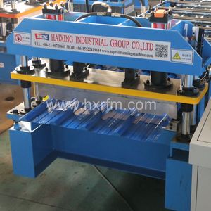 Automatische Aluminium Trapez profil Stahldach walzen form maschine Dach blech herstellungs maschine - Product Image 3