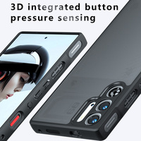 Pour ZTE nubia Red Magic 10 Air 10S 10 9S 9 8S 8 Pro+ / Pro Coque de protection arrière ultra-fine en TPU souple transparente mate avec cadre Coque Fundas