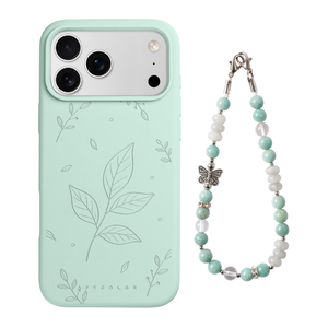 Ensemble d'accessoires mobiles tendance avec dragonne et support de téléphone, coque de protection en silicone personnalisée pour iPhone 17 15 16 - Product Image 6