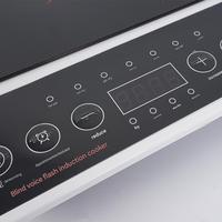 Appareil de cuisson efficace avec cuisinière à induction avec lumière clignotante et rétroaction vocale, cuisinière à induction parlante