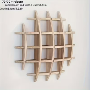 Étagères murales flottantes en bois de style chinois antique personnalisées <span class=keywords><strong>pour</strong></span> la maison, organisateur de rangement en bois <span class=keywords><strong>pour</strong></span> l'affichage - Product Image 4