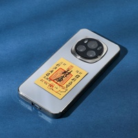 Autocollants imperméables personnalisables en feuille d'or pour le Nouvel An, porte-bonheur de prospérité pour portefeuilles et voitures - Cadeau de festival