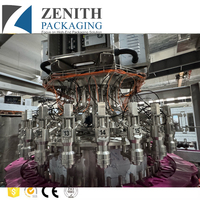Ligne de production entièrement automatique de remplissage d'eau en bouteille en plastique avec contrôle PLC / Soufflage de bouteilles à guichet unique / Automatisation de toute la ligne