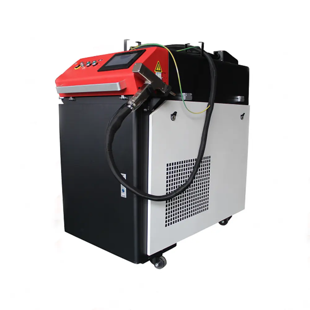 Top 1000W Fiber Optic Mini Welding Machine Aluminum steel sheet metal Machine de soudage may han Portable Laser Welders