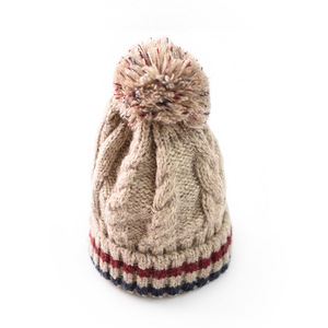 ACE Pom Beanie mujeres caliente lindo Cable Knit sombreros <span class=keywords><strong>de</strong></span> invierno grueso estiramiento suave gorros <span class=keywords><strong>de</strong></span> punto estilo - Product Image 3
