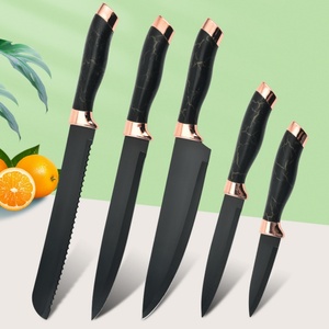 High Quality 6 Pcs Professional Chef Knives Sets Utility Knife Non-stick Stainless Steel Kitchen Knife with <b>Acrylic</b> <b>Block</b> - Product Image 6