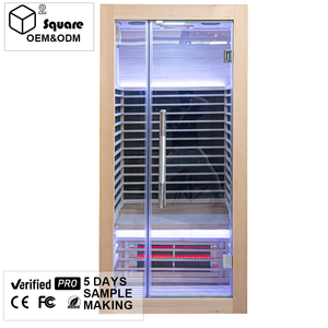 A basso prezzo moderno Canadian Hemlock legno massello <span class=keywords><strong>Sauna</strong></span> secca 1 persona al coperto lontano infrarosso Villa <span class=keywords><strong>palestra</strong></span> stanza <span class=keywords><strong>Sauna</strong></span> - Product Image 1
