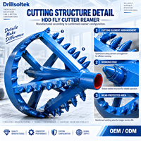 Drillsoltek Défonceuse de forage horizontal pour le forage directionnel horizontal (HDD), outil de défonceuse rotative pour le passage de canalisations et de conduites souterraines