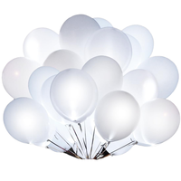 Ballons en Latex blanc mat de 10 pouces, 100 pièces, fournitures pour fête du nouvel an, Halloween, Eid Mubarak, anniversaire, remise de diplôme