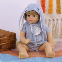Poupée bébé en silicone réaliste Reborn 22 pouces Reborn pleurant poupée bébé en silicone poupée bébé réaliste Reborn pour les filles vente en gros