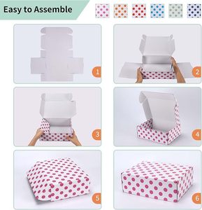 12x9x4 White Elegant Luxury Gift <strong>Boxes</strong> Bulk Empty <strong>Decorative</strong> Gift Wrap <strong>Boxes</strong> <strong>with</strong> <strong>Lids</strong> Cardboard Shipping Packaging <strong>Boxes</strong> - Product Image 4
