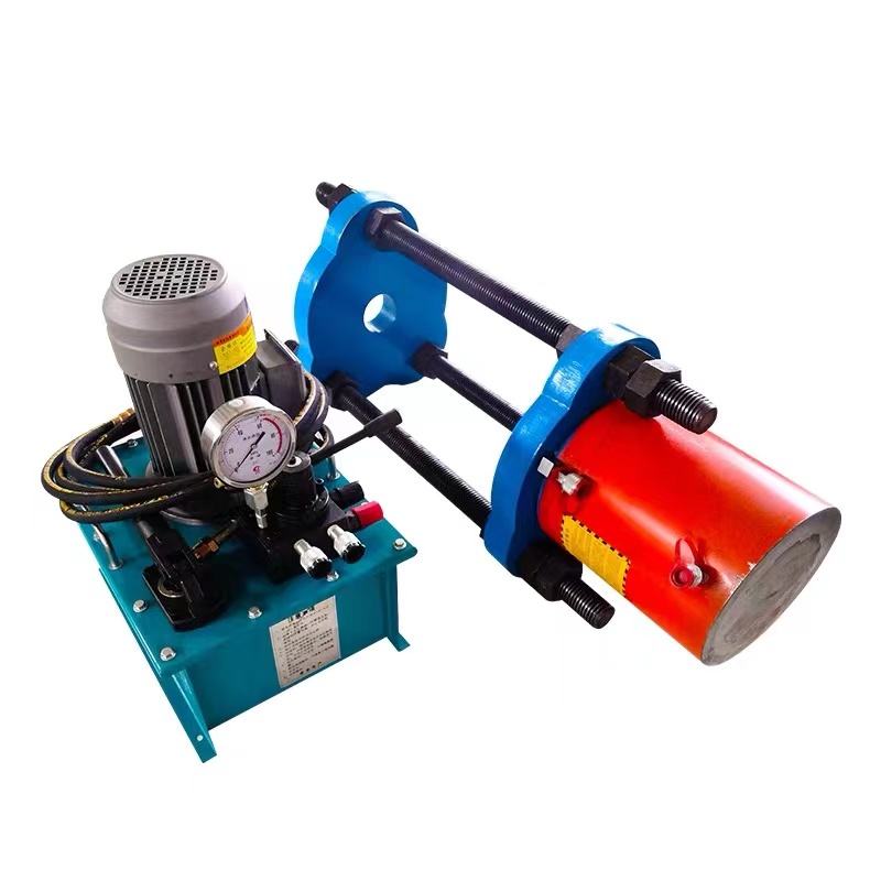 Hydraulic Track Link Pin Press Machine for Excavators - Manual