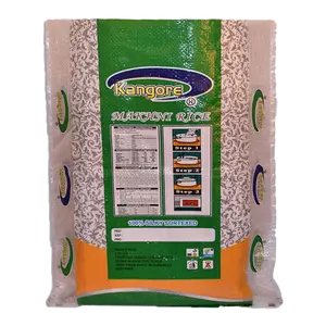  Design Thai Basmati Bopp vuoto PP plastica laminata 1kg 5kg riso sacchetti di cottura per il confezionamento di riso farina di frumento