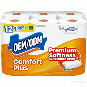 <span class=keywords><strong>Papier</strong></span> <span class=keywords><strong>toilette</strong></span> écologique en pâte de bois 3 plis, <span class=keywords><strong>papier</strong></span> <span class=keywords><strong>toilette</strong></span> personnalisé, vente en gros de <span class=keywords><strong>rouleaux</strong></span> de <span class=keywords><strong>papier</strong></span> <span class=keywords><strong>toilette</strong></span>, voir les avis du magasin, certifié FSC - Product Image 1