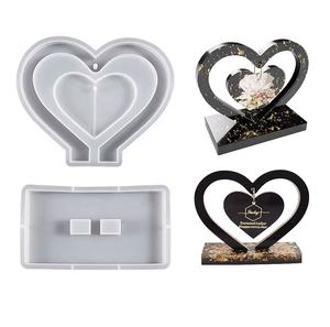 <span class=keywords><strong>Stampo</strong></span> in <span class=keywords><strong>Silicone</strong></span> a Forma di <span class=keywords><strong>Cuore</strong></span> per San Valentino, per Cornici Fotografiche in Resina Epossidica, <span class=keywords><strong>Stampo</strong></span> per Cornici in <span class=keywords><strong>Silicone</strong></span> per Decorazioni Domestiche - Product Image 4