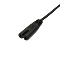 Cable de Alimentación Industrial de 2 Pines Europeo, en Ángulo Recto, con Certificación CE, VDE, KEMA y ENEC, 3G1.0mm2, para Servidores y Computadoras
