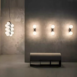 Lámpara de Techo Moderna de Cristal con Forma de Perro Robot Molecular, Estilo Nórdico Minimalista, Luz LED Cálida, Control Remoto por Aplicación - Product Image 6