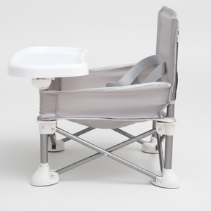 Hochwertiger Klappbarer Kunststoff-PVC-Rückenlehnenloser Babyhochstuhl für Innen und Außen Tragbarer Niedriger Sitz Strandstuhl - Product Image 1