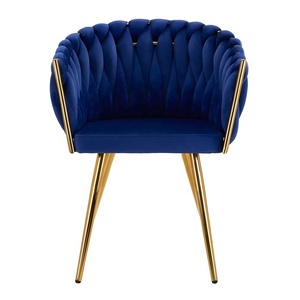 Fauteuils d'appoint en velours tuftés, design luxueux tissé à la main, pour salon et chambre à coucher - Product Image 2