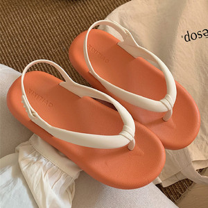 Nuove Ciabatte Estive da Donna per Casa, con Fondo Spesso, Sandali da Spiaggia con Clip, Fondo Piatto, Sportive, Comode e Traspiranti - Product Image 2