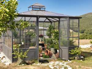 Gazebo de hierro forjado personalizado para invernadero, Villa de moda, jardín, boda - Product Image 4