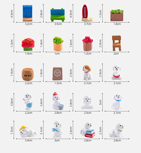 Realistico dettagliato piccolo cucciolo figure educativi cani animali giocattoli Mini cane figurine giocattolo per compleanno natale pasqua decorazione - Product Image 6