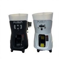 Lanceur de balles automatique PUSUN PP-MiniPro 2024, équipement d'entraînement portable en ABS, robot d'entraînement, télécommande par application, entraînement au tennis