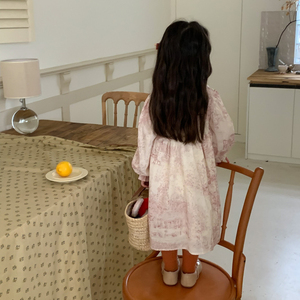 Vestido de gasa para <span class=keywords><strong>niña</strong></span> pequeña, nuevo diseño de moda, Primavera, 2023 - Product Image 5