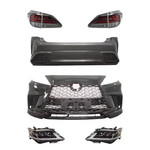 High Quality Kit For LEXUS RX350 2009-2015 Upgrade 2023 LEXUS RX350h F-sport Front Rear Bumper Bodykit