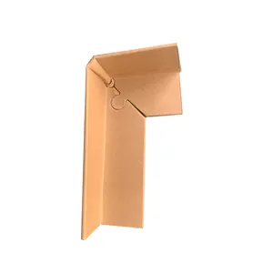 Brown Corrugated Cardboard Angles Edge Boards Kraft Paper Pallet Edge Protector Edgeboard Carton Corner Protector For Pallet