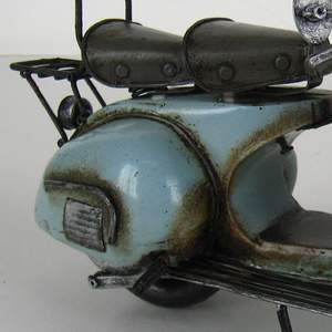 1957 rosso 150 ACMA metallo decorazione per la casa modello di moto in scala 1:12 pezzo per la decorazione della casa nordica - Product Image 4