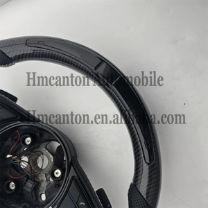 Volante Deportivo de Fibra de Carbono y Alcántara con LED para Audi A3 A4 A5 A6L A8 Q5 Q7 Q8 TT B9, Venta al Por Mayor - Product Image 2