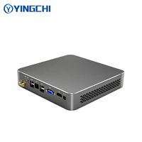 Komputer Mini YINGCHI Intel Core I5 7200U I5 8250U RAM 16GB SSD 256GB VGA 4K Layar Ganda Port Tipe-C Windows 10 Home untuk Pelajar