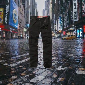 บาหวังเฉิง ขายดี ชุดฤดูใบไม้ร่วง ไซส์ใหญ่ ลายพิมพ์กลางตัว ผ้าฝ้ายผสมสแปนเด็กซ์ กันน้ำ ระบายอากาศ แห้งเร็ว สไตล์ฮิปฮอป ลำลอง สำหรับเล่นกีฬา - Product Image 3