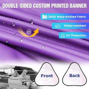 Double Sided Custom Frame Pop Display UV Printing Waterproof Portable Lightweight Durable Retractable Outdoor Promotional Events - Product Image 3