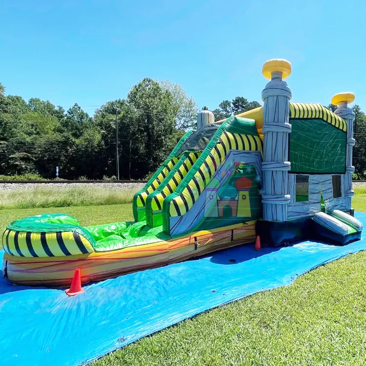 Party Air Bouncer aufblasbare Trampolin kommerzielle Kinder Bouncing Castle Bounce House für Erwachsene Wasser rutsche