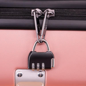 Cadenas à combinaison en alliage de zinc, antivol, résistant aux intempéries, pour bagages, extérieur, salle de sport, sécurité, serrure de porte à code, noir - Product Image 2