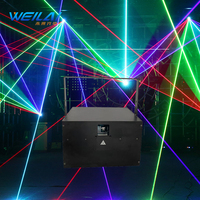 Alta potencia 15W 20W 30W Rgb Animación a todo color Proyector de luz láser Disco Dj Night Club ILDA + SD Dmx Control Laser Software