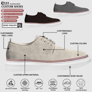 Zapatillas Personalizadas Casuales Ligeras Transpirables de Moda con Parte Superior de Piel de Ante y Antideslizantes para Correr al Aire Libre - Product Image 2