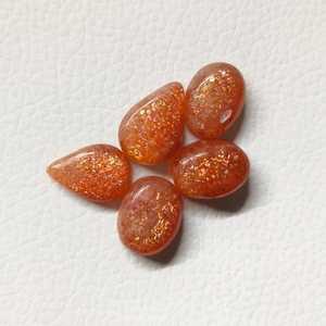 Lot de cabochons en pierre de soleil naturelle 32 carats, pierres précieuses lâches faites à la main pour la fabrication de bijoux, exportateur et fabricant en gros d'Inde - Product Image 5
